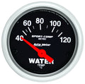Autometer 3337-M Mini Sport-Comp Water Temperature Gauge, 40-120°C, 2-1/16 Inch Dial, Black Face
