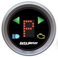Autometer 3359 PRNDL Shift Indicator Gauge, 2-1/16 Inch Digital Display, Black Face