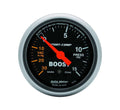 Autometer 3376 Sport-Comp Boost and Vacuum Gauge, 2-1/16 Inch, 30 Inches Hg, 15 PSI, Electric Analog with Peak and Warning, Black Face