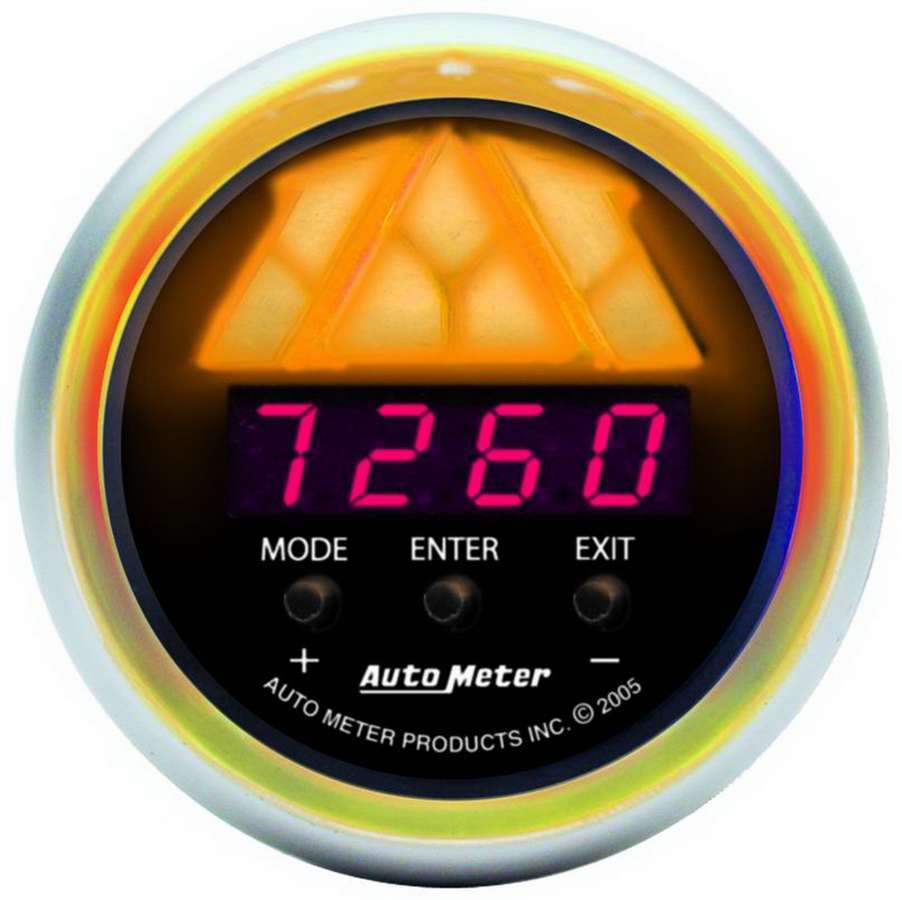 Autometer 3387 2-1/16 Inch Sport-Comp Shift Light with Amber Illumination