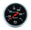 Autometer Sport-Comp 3423 Mechanical Oil Pressure Gauge 0-150 PSI, 2-5/8 Inch Black Face
