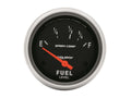 Autometer Fuel Level Gauge 3515 for Ford and Chrysler Vehicles, 73-10 Ohm Resistance, 2-5/8 Inch Diameter, Black Face, Electric Analog with Short Sweep