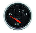 Autometer AMC/SW Fuel Level Gauge 240-33 Ohm Electric Analog with Short Sweep and Black Face