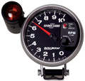 Autometer 3699 Sport-Comp II 10,000 RPM Electric Analog Tachometer with Shift Light, 5 Inch Diameter, Black Face, Pedestal Mount