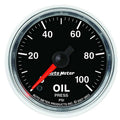 Autometer 3853 2-1/16 Inch GS Oil Pressure Gauge 0-100 PSI Electric Analog