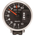 Autometer 3900 Sport-Comp Tachometer, 10,000 RPM, Electric, Analog, 5-Inch Diameter, Pedestal Mount, Black Face