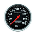 Autometer 3989 5-Inch Sport-Comp Electric Speedometer, 160 MPH, Black Face