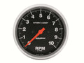 Autometer 3990 Sport-Comp 10,000 RPM Electric Analog Tachometer with 5-Inch Dial