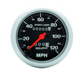 Autometer 3992 Sport-Comp Mechanical Speedometer, 120 MPH, 3 3/8 Inch Diameter, Black Face