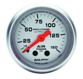 Autometer 4320 Ultra-Lite 2-1/16 Inch Air Pressure Gauge 0-150 PSI Mechanical Analog