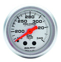 Autometer 4346 Ultra-Lite 2-1/16 Inch Oil Temperature Gauge, 140-340°F Mechanical Analog