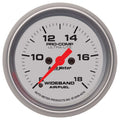 Autometer 4370 Wideband Air-Fuel Ratio Gauge, 2-1/16 Inch Digital Electric, Silver Face