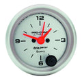 Autometer 4385 2-1/16 Inch Ultra-Lite Electric Analog Clock with Silver Face