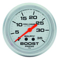 Autometer 4404 2-5/8 Inch Ultra-Lite Mechanical Boost Gauge 0-35 PSI