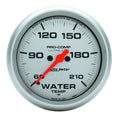 Autometer Ultra Lite 2-5/8 Inch Water Temperature Gauge 60-210°F Electric Analog