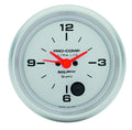 Autometer 4485 2-5/8 Inch Ultra-Lite Electric Analog Clock with Silver Face