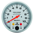 Autometer 4494 Ultra-Lite 10,000 RPM Electric Analog Tachometer with 5 Inch Silver Face