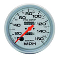 Autometer 4495 5-Inch Ultra-Lite Mechanical Speedometer 160 MPH with Silver Face