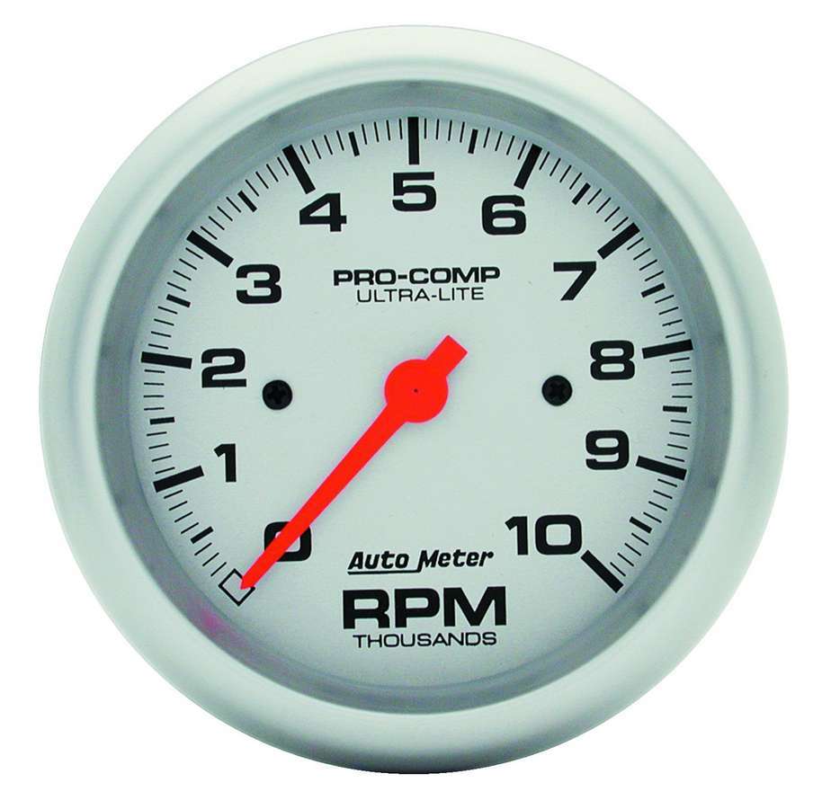 Autometer 4497 3-3/8 Inch In-Dash Tachometer with 10,000 RPM Range