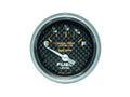 Autometer Carbon Fiber Fuel Level Gauge 0-90 Ohm, 2-1/16 Inch Diameter, Analog Short Sweep