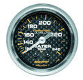 Autometer 4732 Water Temperature Gauge with Carbon Fiber Finish, 120-240°F, Mechanical, 2-1/16 Inch Diameter