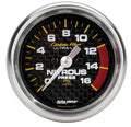 Autometer 4774 Carbon Fiber Look Nitrous Pressure Gauge 0-1600 psi