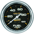 Autometer Carbon Fiber 2-5/8 Inch Fuel Pressure Gauge 0-15 PSI
