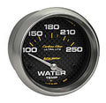 Autometer Carbon Fiber Water Temperature Gauge 2-5/8 Inch, 100-250°F, Analog, Short Sweep