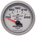 Autometer 4937 Ultra-Lite II Water Temperature Gauge 100-250°F, 2-1/16 Inch Silver Face, Electric Analog, Short Sweep