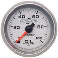Autometer 4953 Ultra-Lite II 2-1/16 Inch Oil Pressure Gauge 0-100 psi