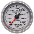Autometer 4957 Ultra-Lite II Transmission Temperature Gauge 2-1/16 Inch Silver Face 100-260°F