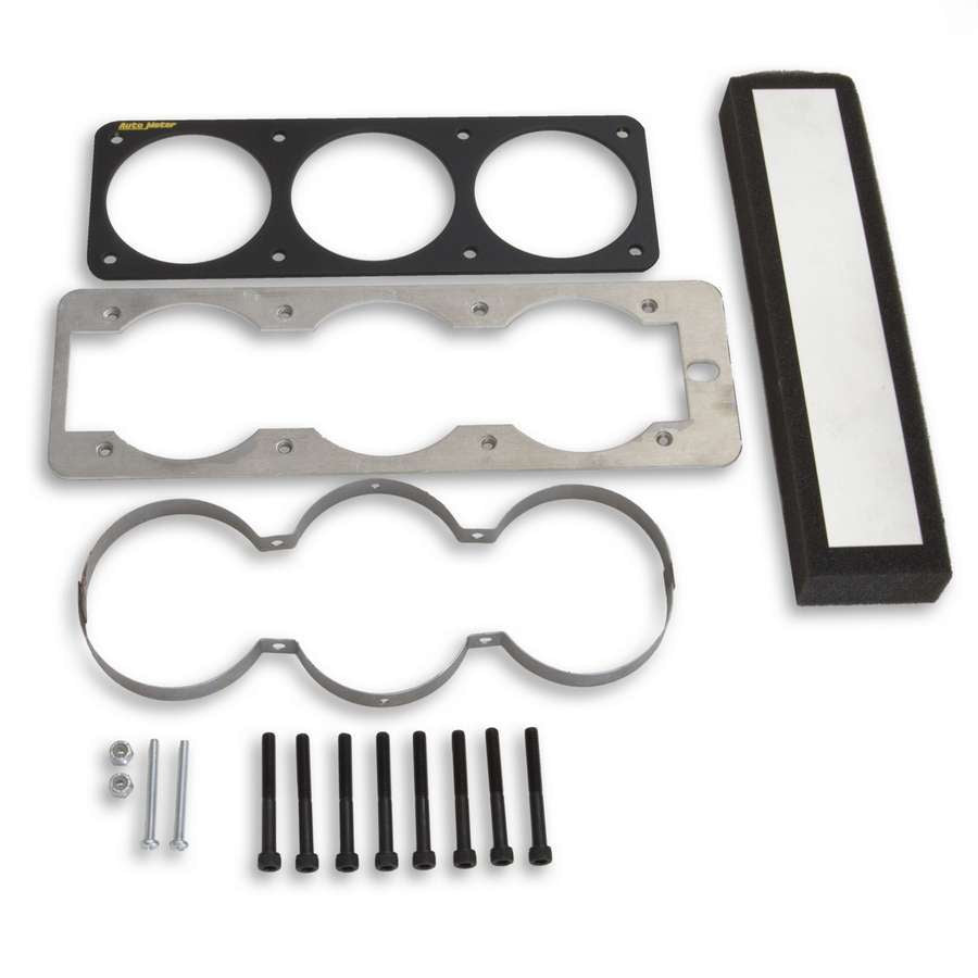 Autometer 50100 Gauge Mounting Panel for 1987-1993 Ford Mustang with Three 2-5/8 Inch Holes