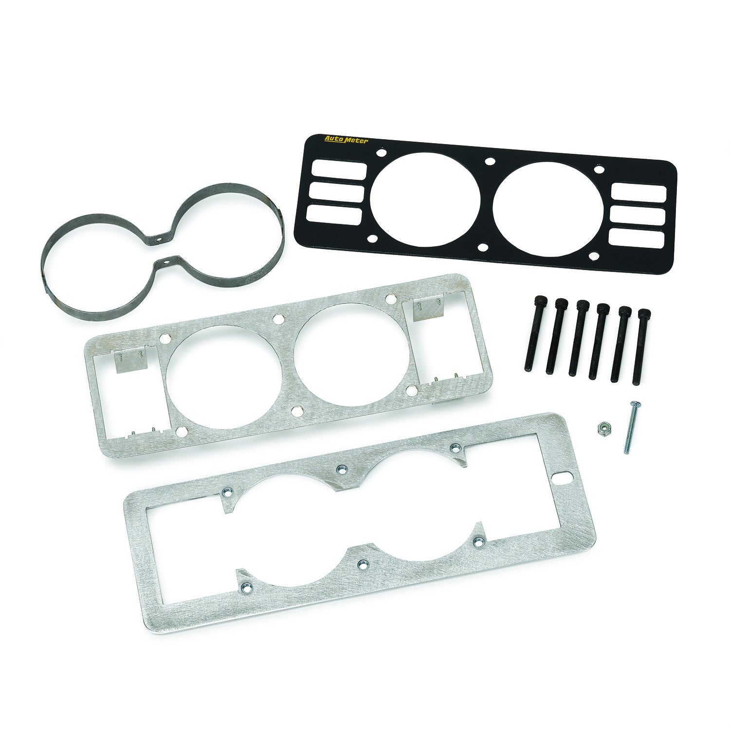 Autometer 50101 Gauge Mounting Panel for 1987-1993 Ford Mustang with Dual 2-5/8 Inch Holes and Vents