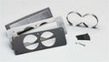Autometer 50102 Gauge Mounting Panel for 1987-1993 Ford Mustang, Dual 2-5/8 Inch Gauge Cage, Black Finish