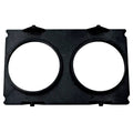 Autometer 5011 Gauge Mounting Panel for GM F-Body 1979-1981, Dual 2-1/16 Inch Snap-In Plastic Panel