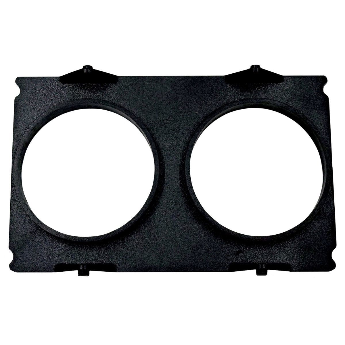 Autometer 5011 Gauge Mounting Panel for GM F-Body 1979-1981, Dual 2-1/16 Inch Snap-In Plastic Panel
