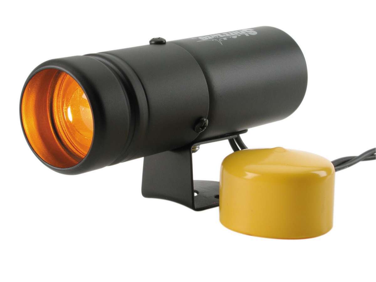 Autometer 5334 Add-On Shift Light with Amber Lens and 1-5/8 Inch Diameter