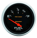 Autometer Fuel Level Gauge 5417, 240-33 Ohm Electric Analog Short Sweep 2-5/8 Inch Black Face