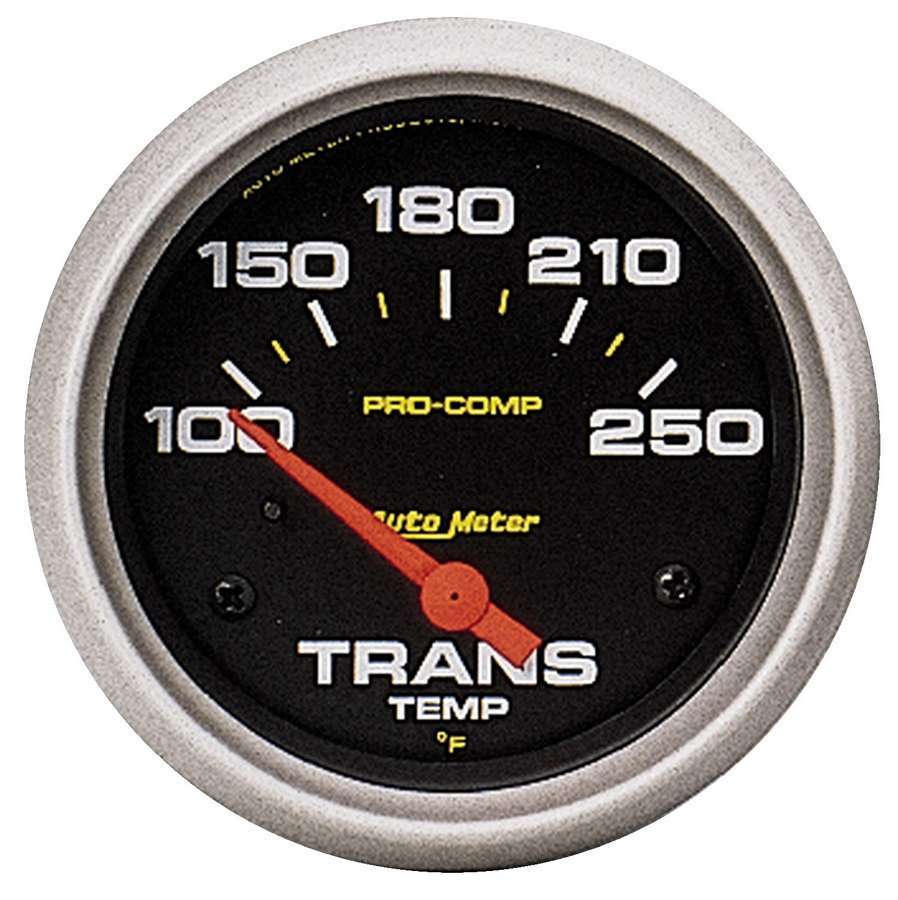 Autometer 5457 Pro-Comp Transmission Temperature Gauge, 2-5/8 Inch Diameter, Analog, 100-250°F Range