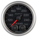 Autometer 5658 Transmission Temperature Gauge, 100-260°F, 2-1/16 Inch Diameter, Black Face, Analog Full Sweep