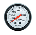 Autometer Phantom Water Temperature Gauge 120-240°F 2-1/16 Inch Analog Full Sweep White Face