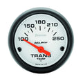 Autometer Phantom 2 1/16 Inch Transmission Temperature Gauge 100-250°F Electric Analog Short Sweep White Face