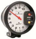 Autometer 5795 5-Inch Phantom Memory Tachometer with 10,000 RPM, Analog, Pedestal Mount, White Face