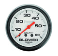 Autometer 5802 Phantom 2-5/8 Inch Mechanical Blower Pressure Gauge 0-60 psi