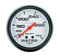 Autometer 5831 Phantom Water Temperature Gauge 140-280°F Mechanical Analog 2-5/8 Inch White Face