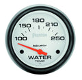 Autometer 5837 Phantom Water Temperature Gauge 2-5/8 Inch, 100-250°F, Analog, Short Sweep, White Face