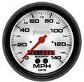 Autometer 5881 5 Inch Phantom GPS Speedometer with Rally-Nav Display, 140 MPH, White Face
