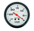 Autometer 5884 Phantom 2-5/8 Inch Mechanical Vacuum Gauge 0-30 in Hg White Face