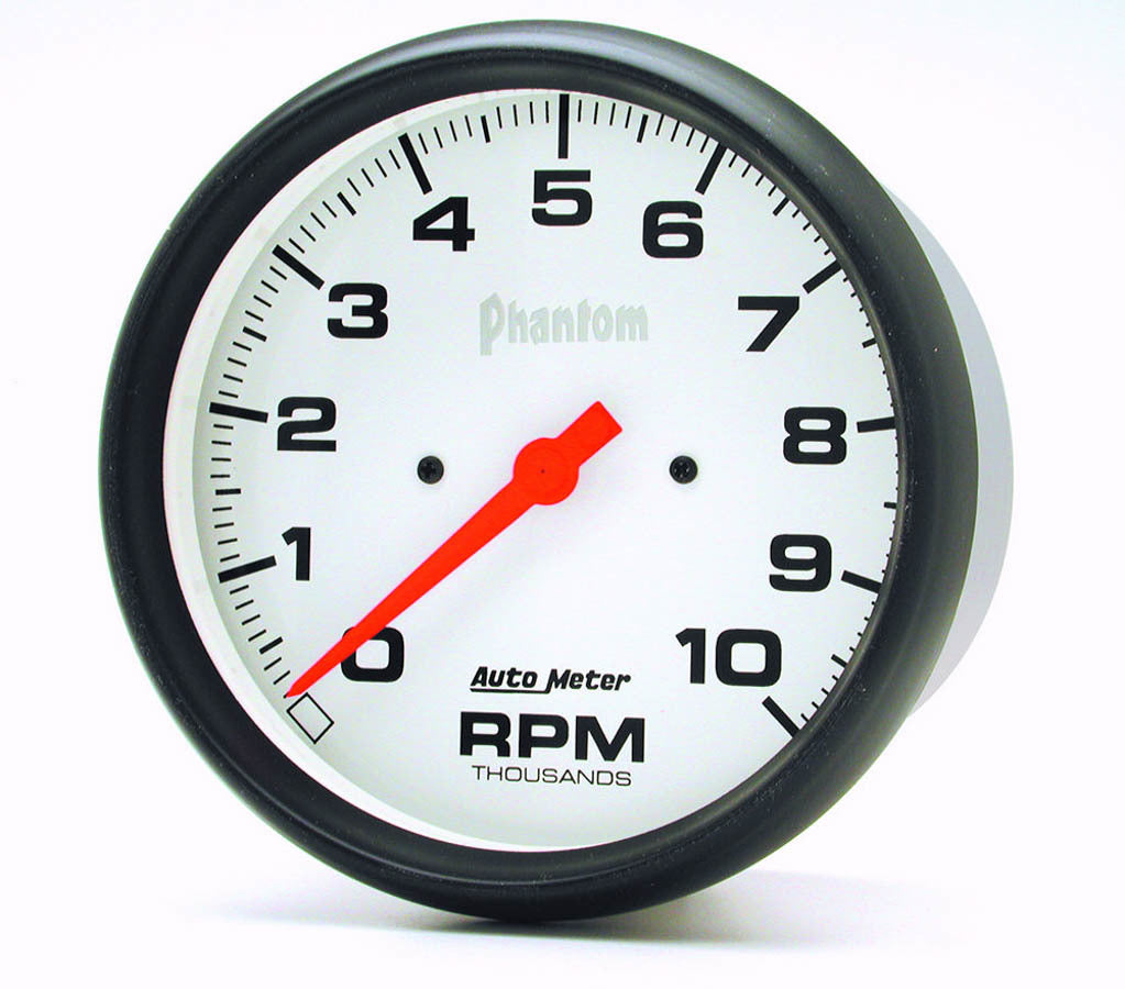 Autometer 5898 5-Inch Phantom In-Dash Tachometer with 10,000 RPM Range