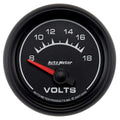 Autometer 5992 2-1/16 Inch ES Analog Voltmeter Gauge for 8-18 Volt Systems